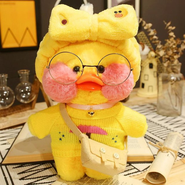 Lalafanfan Ente, Plüschtier, 30cm, ab 3 Jahre - Bild 1