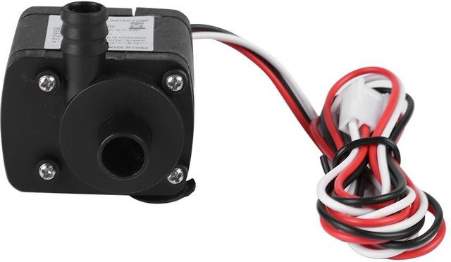 mfySpace Mini 12V DC Wasserpumpe mit 300L/H Durchfluss und schneller Wärmeableitung in Schwarz - Bild 1