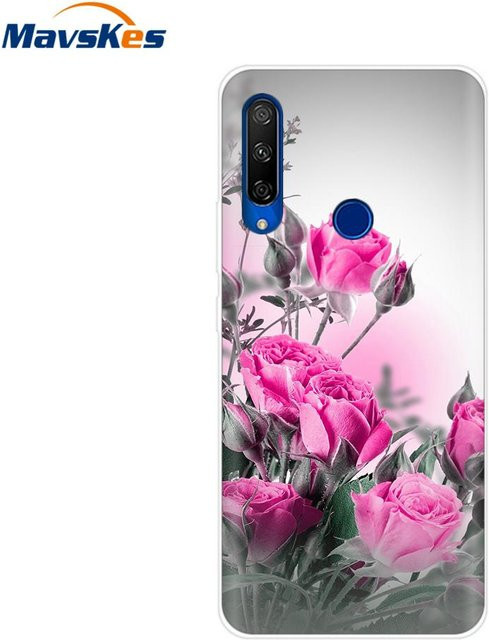 Bemalte Silikonhülle für Alcatel 1S (2020) in Multicolour aus weichem TPU-Material - Bild 1