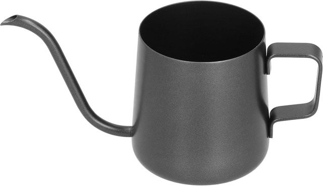 CosyHome Edelstahl-Kaffeekanne mit Schwanenhalsauslauf in Schwarz, 250 ml - Bild 1