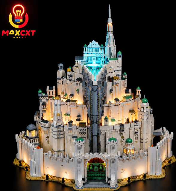 MAXCXT LED-Licht für LEGO 11377 Der Herr der Ringe Minas Tirith, DIY-Dekorationslampe in Warmweiß - Bild 1