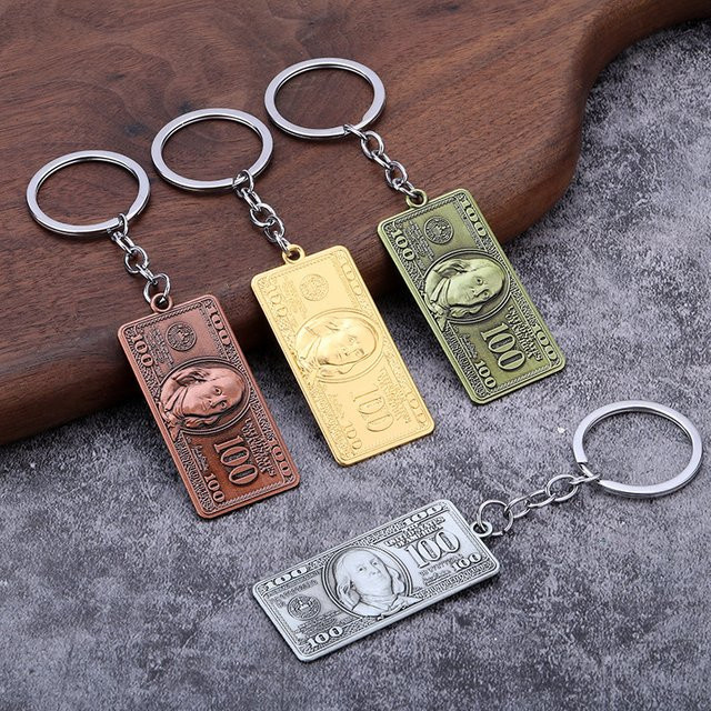 LeeSell Schlüsselanhänger 3D Mini US-Dollar, Unisex - Bild 1