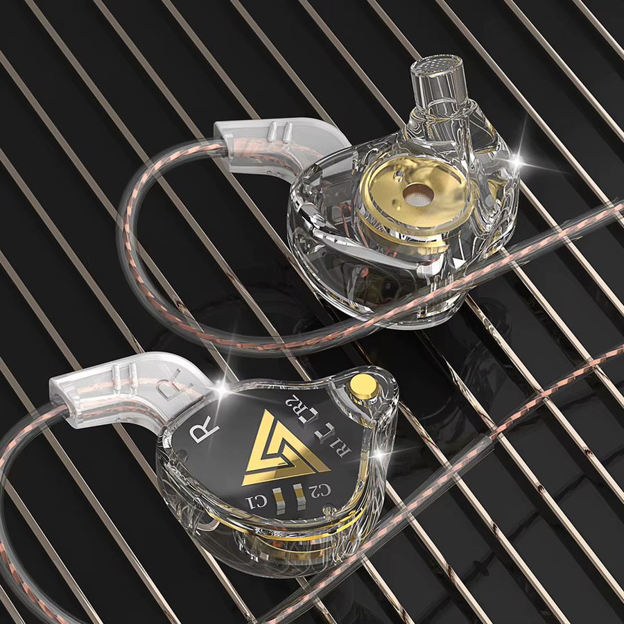QKZ AKX In-Ear-Kopfhörer mit Kabel, dynamische HiFi-Bass-Ohrhörer in Schwarz mit 3,5 mm Klinkenanschluss - Bild 4