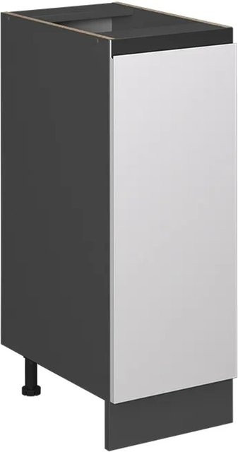 Vicco Apothekerschrank R-Line Medizinschrank für die Küche Weiß/Anthrazit B: 60,0 cm, H: 81,6 cm, T: 30,0 cm - Bild 1