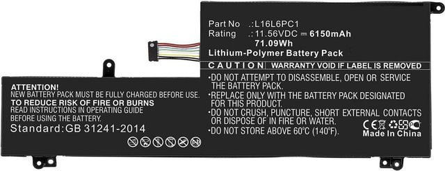 CoreParts Ersatzakku für Lenovo (MBXLE-BA0289), Li-Ion Pack, Schwarz, 5800 mAh - Bild 1