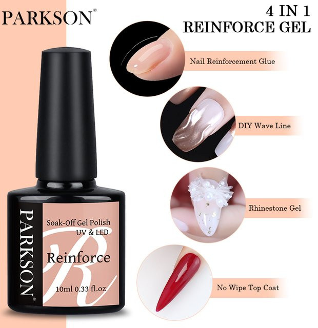 Parkson Nagelverstärkungsgel, glänzend, für Hände - Bild 1