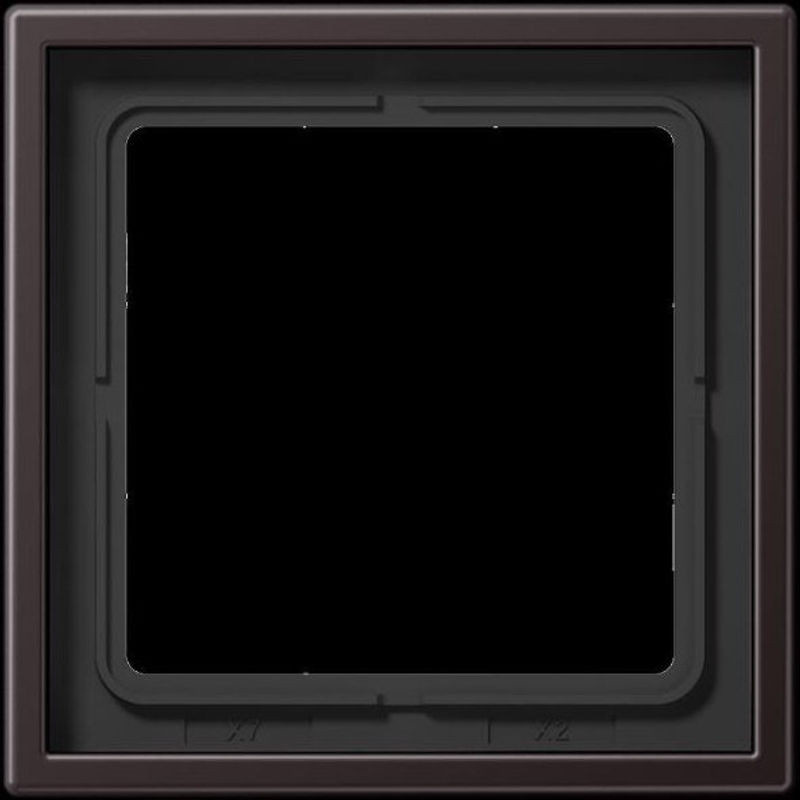 Jung Al 2981 D Dekorativer Rahmen aus Metall Schwarz B/H: 8,1 x 8,1 cm - Bild 1