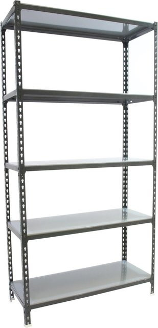 PROREGAL Schwerlastregal Big Metal Shark in Anthrazit, H x B x T: 200 x 110 x 30 cm, Fachlast 200 kg, Metall pulverbeschichtet - Bild 1
