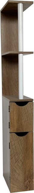 HTI-Living Raumteilerregal Thekla in Eiche, modern und freistehend, Höhe: 118 cm - Bild 1