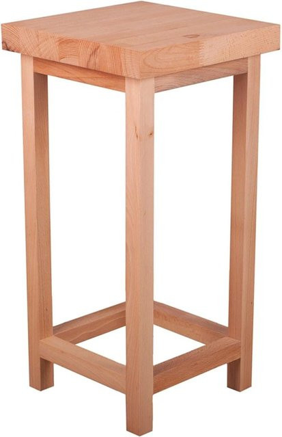 DELUKE Blumenständer SIRI aus Kernbuche in Braun, B/T/H: 30 x 30 x 60 cm - Bild 1