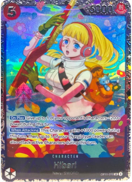 Bandai One Piece Sammelkarten, DIY 0P11-010 Hibari EN, Spielzeug - Bild 1