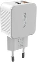 Nevox USB Ladegerät mit USB PD Type C und QC 3.0 in Weiß, 30 Watt - Bild 1