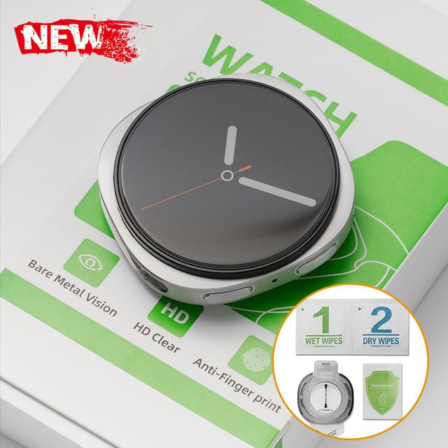 CAOWTAN Hartglasfolie für Samsung Galaxy Watch, transparent, Unisex - Bild 1