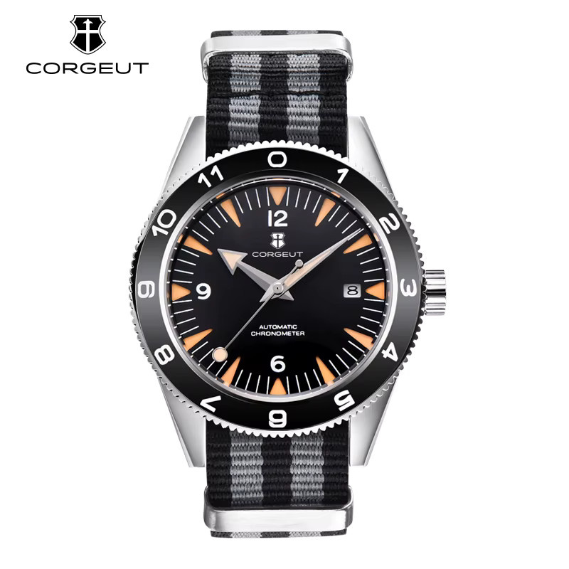 Corgeut Armbanduhr, Automatik, Edelstahl, 41 mm, Blau, Herren - Bild 2