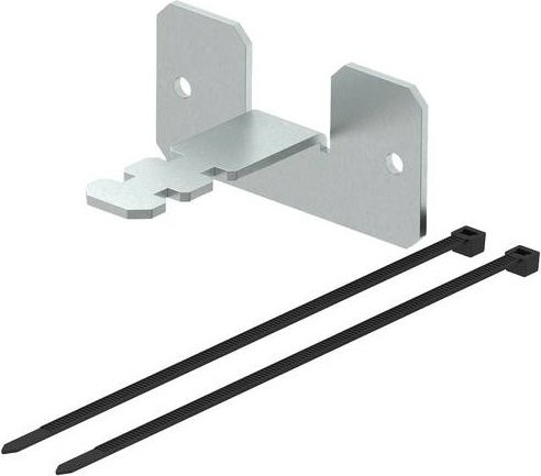 OBO Bettermann Schlauchanschluss SAISSF 100 mm in Natur, Weiß und Silber - Bild 1