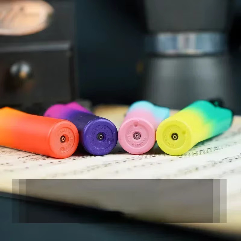 Clipper Schleifscheiben-Feuerzeug Multicolor Set mit Persönlichkeitsmustern, 24 Stück nachfüllbare Butan-Gasfeuerzeuge - Bild 5