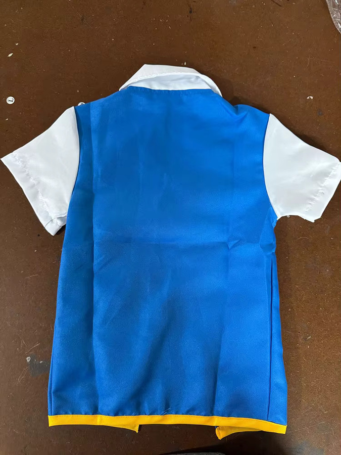 TAKARA TOMY Pokémon Ash Ketchum Cosplay Kostüm, Blau, Set - Bild 2
