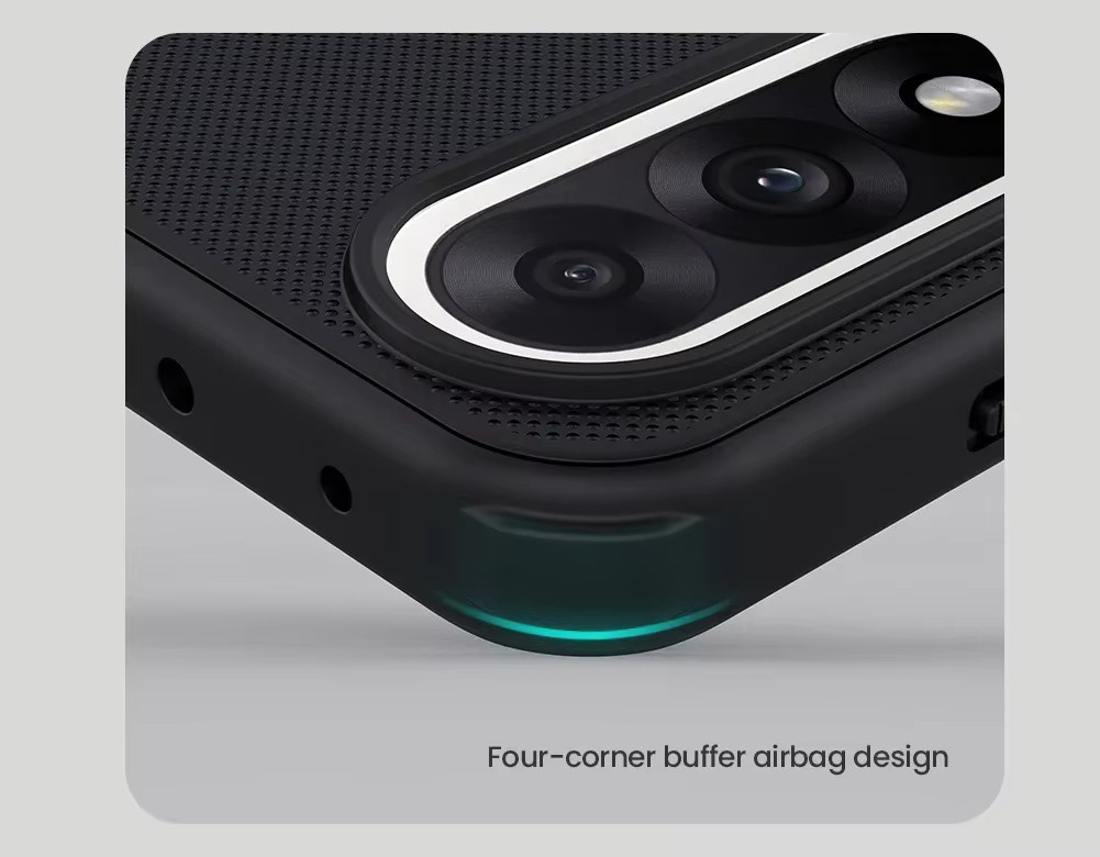 Nillkin Super Frosted Shield Pro Schutzhülle für OnePlus Nord 5 5G in Schwarz mit 360PC TPU Rahmen und mattem Back Cover - Bild 4