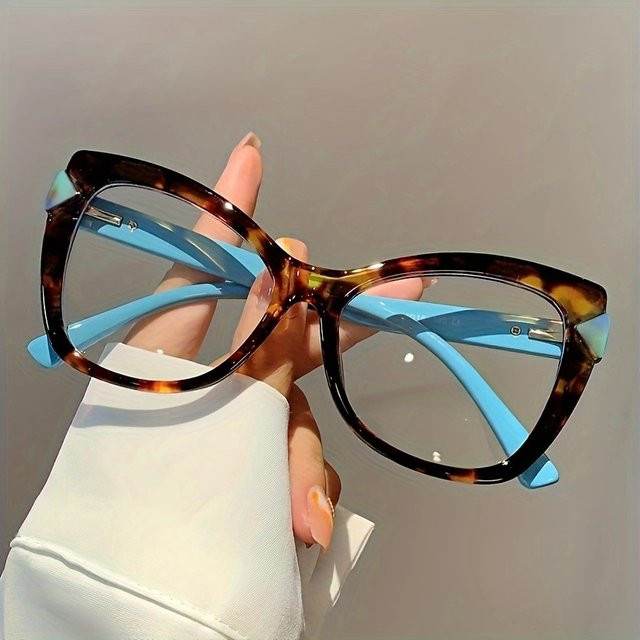 GM LUMIAS Cat-Eye Korrektionsbrille, Damen, Vollrand, transparent, Blaulichtfilter - Bild 1