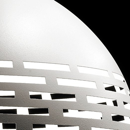 Braga Greka LED Pendelleuchte in Weiß mit warmweißem Licht (2700K) - Bild 1