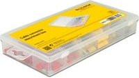 Delock Kabelverbinder Sortiment Box 170-teilig in Rot, Blau, Gelb und Mehrfarbig - Bild 1