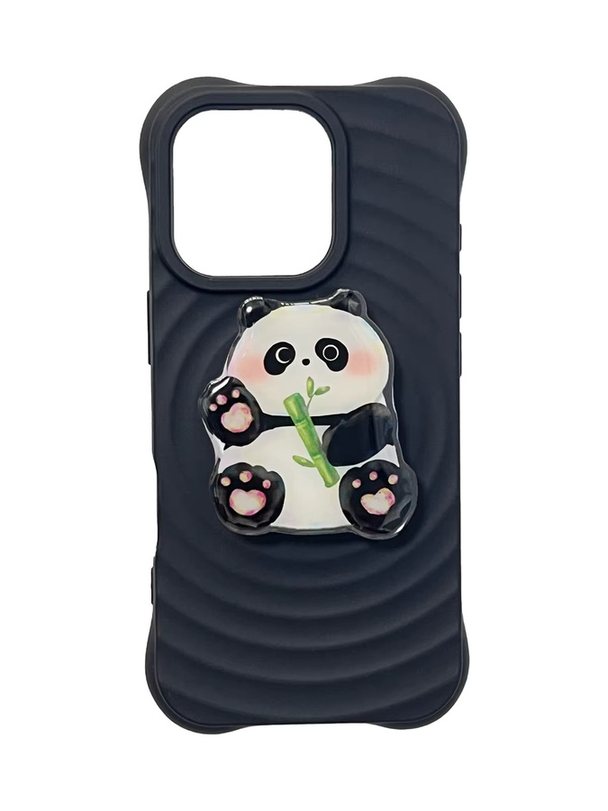 Niedriger Cartoon Panda Handyhalter Griptok für iPhone 17 Pro Max und 16 Pro Max - Bild 5