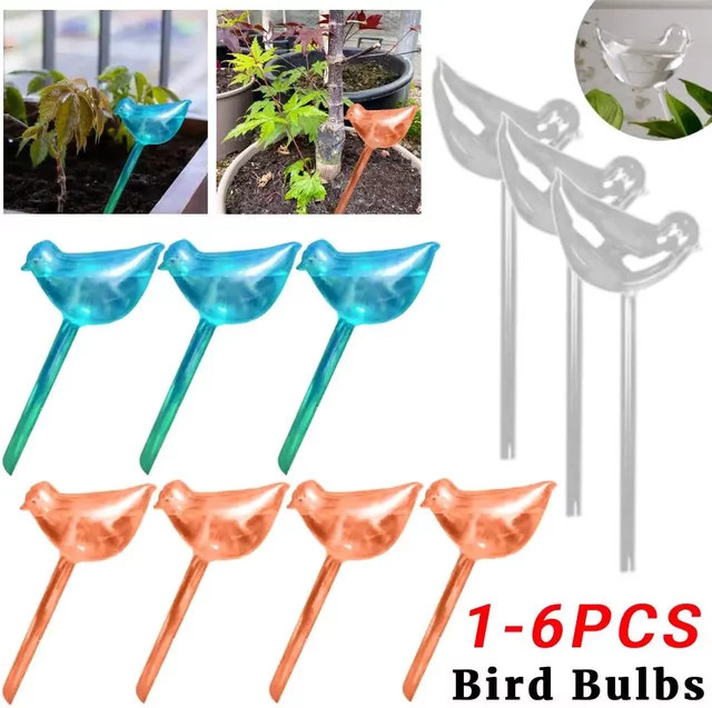 Automatisches Selbstbewässerungsgerät in Vogelform aus transparentem PVC für Deine Pflanzen - Bild 1