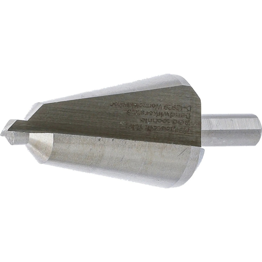 BGS Hochleistungs-Blechschälbohrer HSS aus Edelstahl in Silber, Größe 3, 16-30 mm - Bild 2
