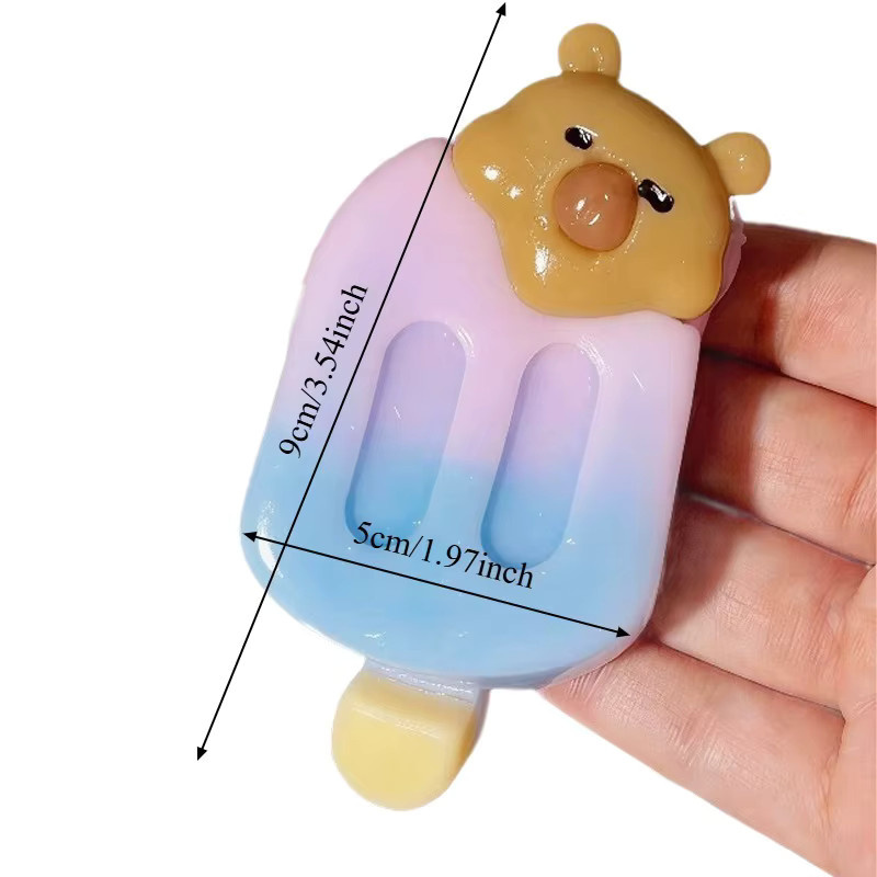 Tabas Squishy Capybara Eiscreme-Quetschspielzeug, multicolour - Bild 2