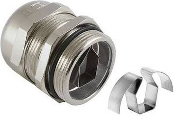 Jacob Kabelverschraubung K151-1032-00 aus Messing in Silber, 25 Stück - Bild 1