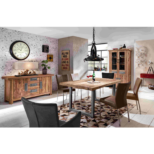 SIT Tisch TABLES & CO aus Teakholz und Eisen in Braun, H x B x T: 76 x 100 x 81 cm - Bild 2