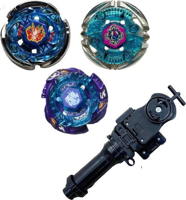 TAKARA TOMY Kampfdrehkreisel-Set, Metall, 3-teiliges Set - Bild 1