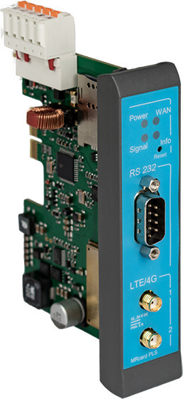 INSYS icom 4G/serial plug-in card Cellular Funkmodul mit 4G/3G/2G, 1xRS232, 2x digitalem Eingang und 1x digitalem Ausgang - Bild 1