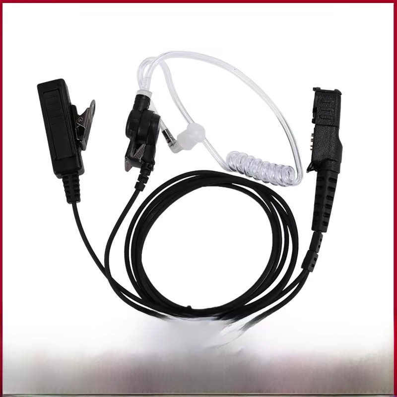Motorola In-Ear Ohrhörer Headset für Walkie Talkie MTP3100 MTP3200 MTP3250 MTP3500 MTP3550 in Schwarz - Bild 1