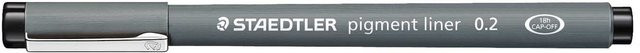 Staedtler Pigment Liner Fineliner in Schwarz mit 0,2 mm Strichstärke - Bild 1