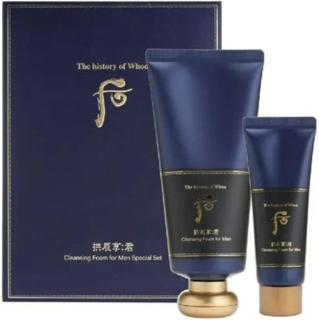 whoo Schaumreiniger für Herren, 180 ml, mit Panax Ginseng Wurzelextrakt - Bild 1