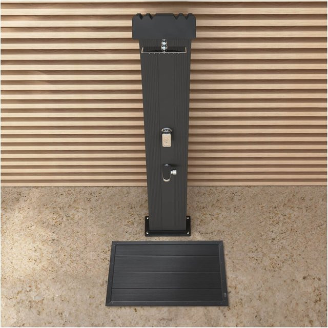 WPC Bodenplatte GAIA von Home Deluxe in Anthrazit - Bild 1