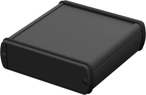 Bopla Alubos ABPH 1000-100 Profil-Gehäuse aus Aluminium in Schwarz B/H/T: 100 x 106 x 32 mm - Bild 1