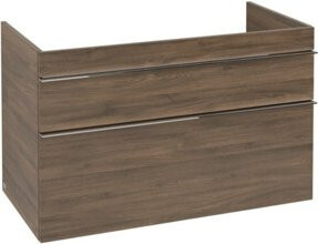 V&B Waschtischunterschrank Venticello in Silber, B/T/H: 95,3 x 59 x 50,2 cm - Bild 1
