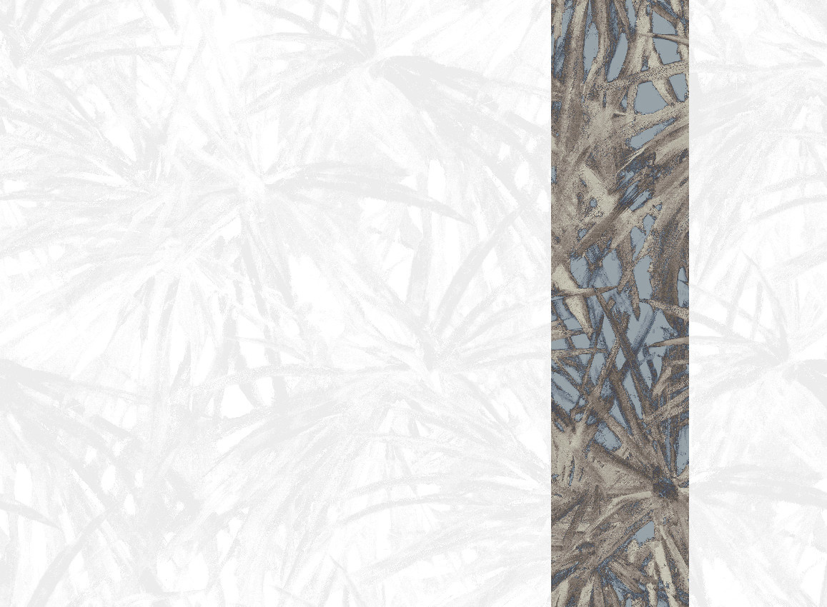Jannelli & Volpi Mural Matira Wandpaneel Brown Floral - Bild 1