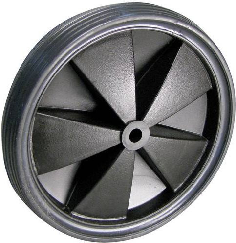 Dörner + Helmer Kunststoff-Rad 709155L in Schwarz mit einem Durchmesser von 150 mm und einer Tragfähigkeit von max. 25 kg - Bild 1
