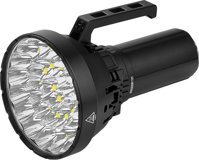 IMALENT MS32 Taktische LED Taschenlampe in Schwarz mit 200.000 Lumen und Cree XHP70.2 LEDs, wiederaufladbar - Bild 1