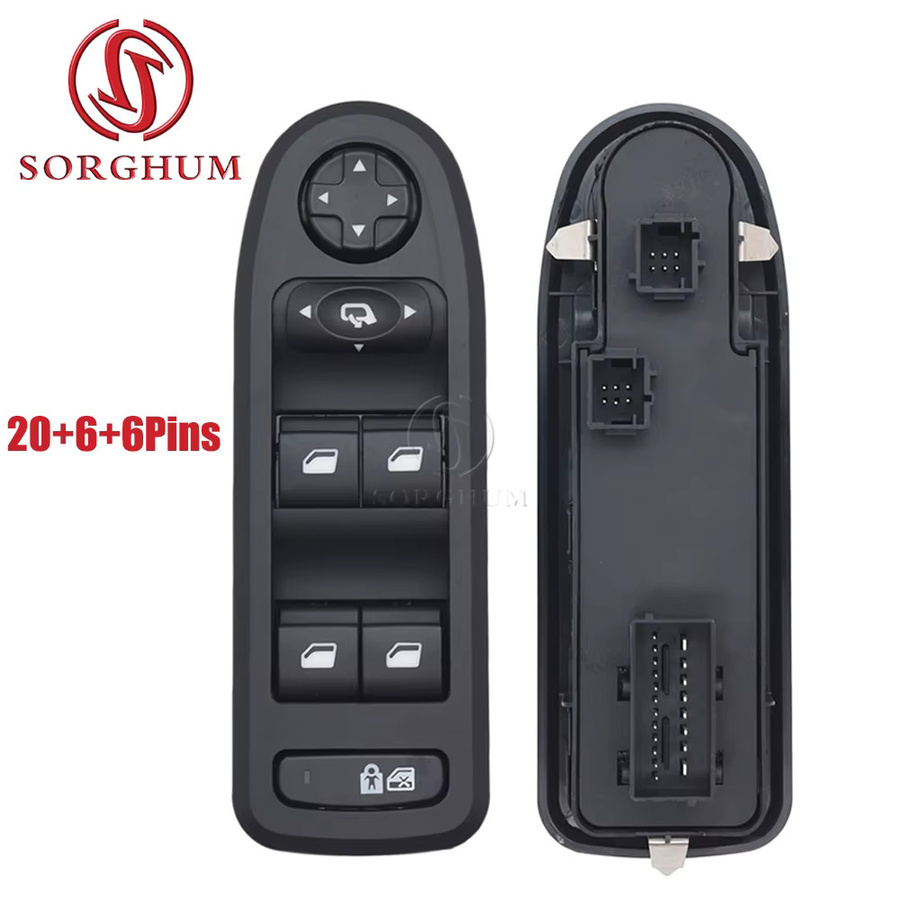 SORGHUM Fensterschalter Heber-Knopf Controller Zubehör in Schwarz für Peugeot 308 508 und Citroen C5 6490.QY 98054508 ZD - Bild 2