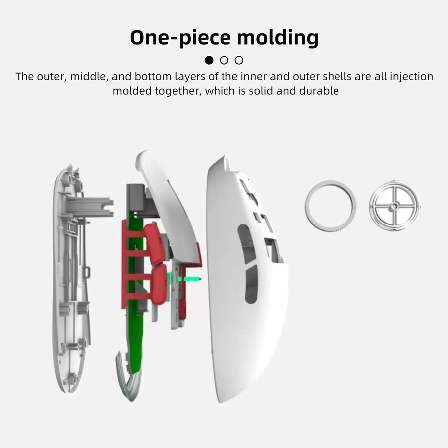 Intelligente KI-Maus mit Spracheingabe und Mehrsprachiger Übersetzung in Weiß - Bild 6