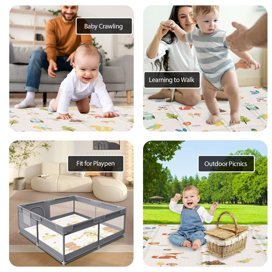 DHDH Babyspielmatte, faltbar, Bunt / Mehrfarbig, Schaumstoff - Bild 2