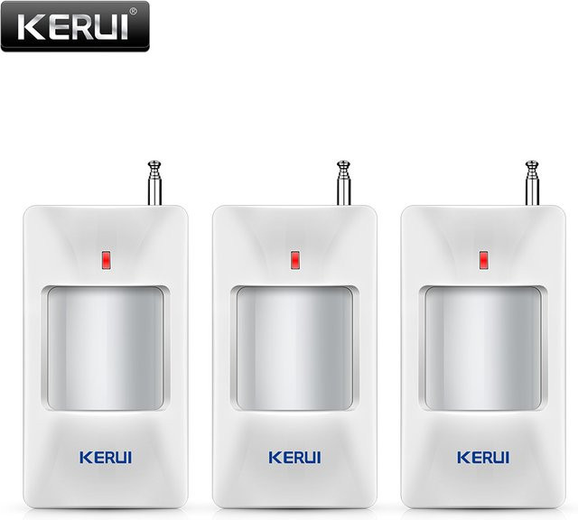 KERUI Drahtloser PIR Bewegungsmelder Infrarot Detektor für GSM und WIFI, Farbe: Weiß - Bild 1