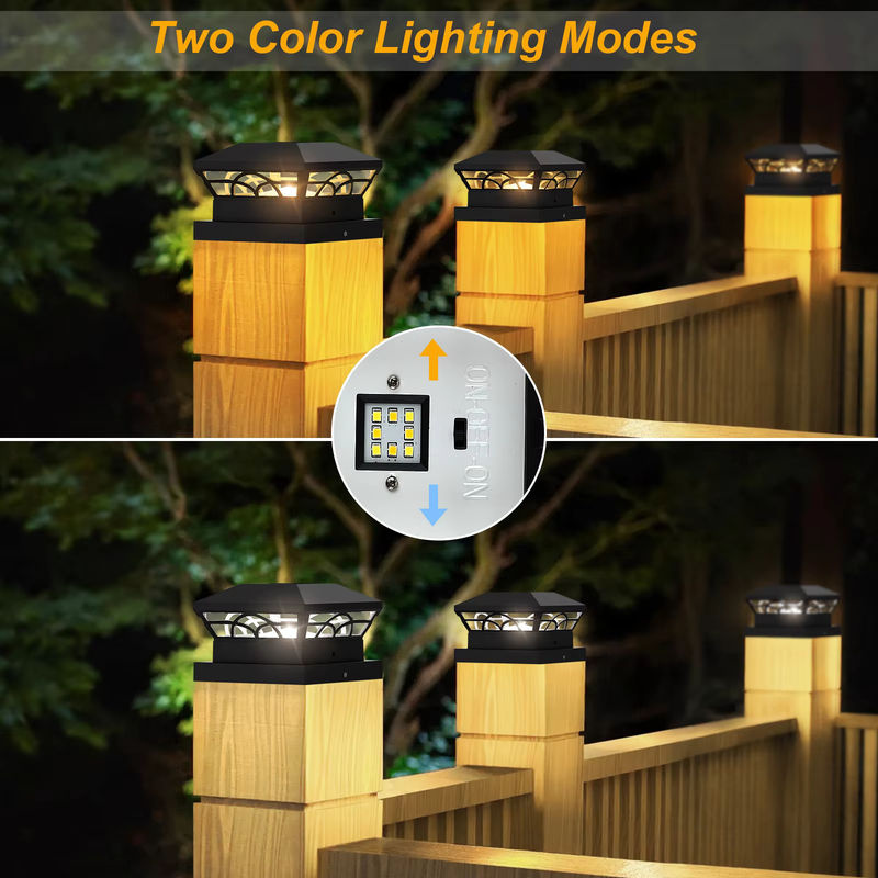 T-SUNRISE Solar LED Außenleuchte IP65 mit Dämmerungssensor für Garten und Terrasse in Schwarz, Warmweiß - Bild 2