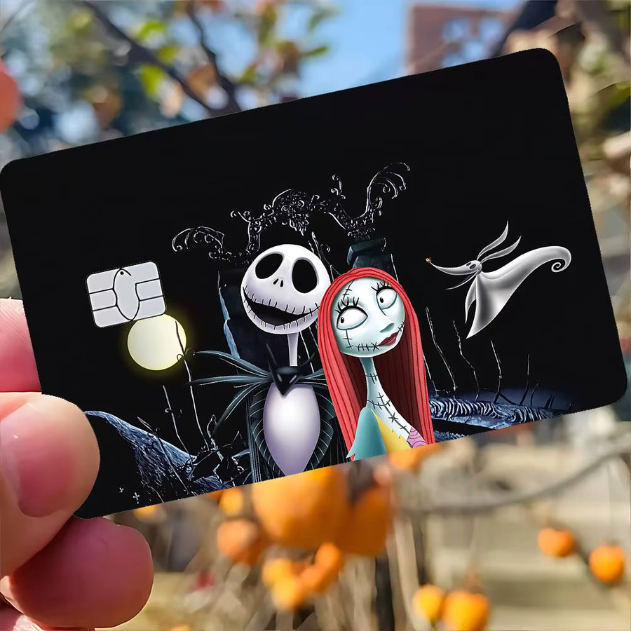 52TOYS Nightmare Before Christmas Jack Skellington Sticker Skin für Debit- und Kreditkarten, Ultra Thin No Fade Design - Bild 4