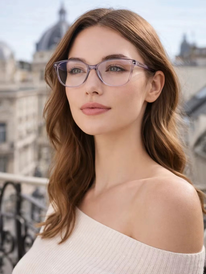 Lesebrille, quadratisch, Vollrand, Kunststoff, Unisex, Anti-Blau-Blockier-Brille - Bild 3