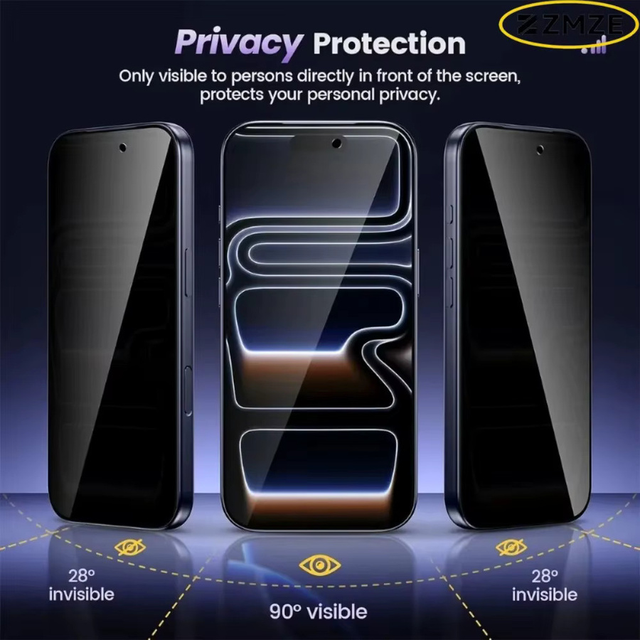 2 Stück Datenschutz-Hydrogel-Displayschutz für Huawei Pura 80 Ultra, 80 Pro Max, Mate 50 Pro und 70 Air, Anti-Kratzer und Anti-Spy Folie in Transparent - Bild 4
